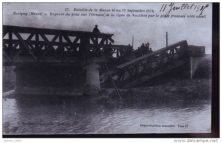 REVIGNY LIGNE DE VOUZIERS - Revigny Sur Ornain