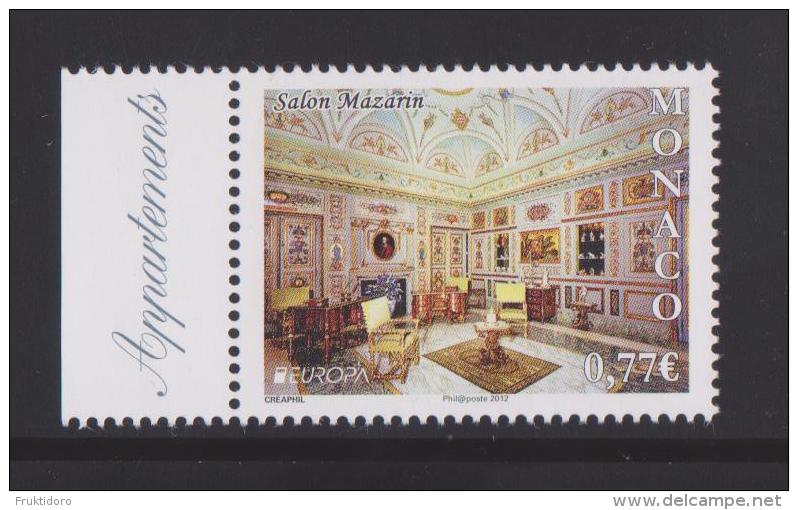 Monaco Mi 3086 Europa - Prince´s Palace - Le Salon Mazarin - 2012 * * - Unused Stamps