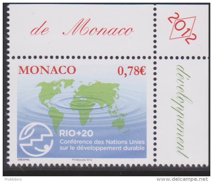 Monaco Mi 3088 - United Nations Conference On Sustainable Development - Rio + 20 - 2012 * * - Unused Stamps