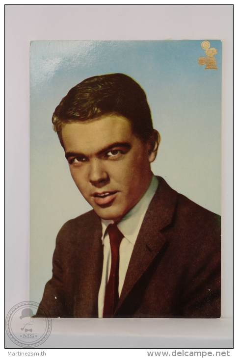 Original & Rare 1960s Postcard - Robert Driscoll - Printed In Spain - Actors