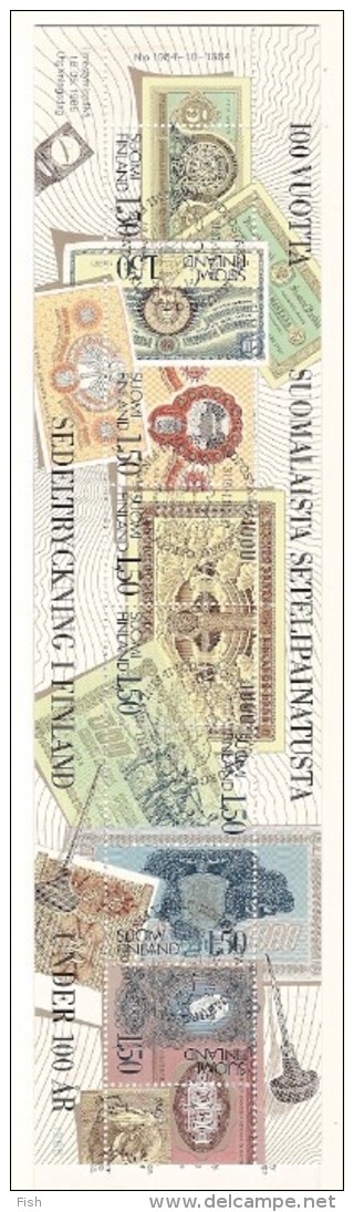 Finland &  Cent. Da Impressão De Notas Filandesas 1985 (924) - Carnets