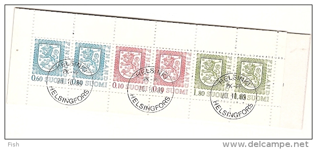 Finland & Brazões Filandeses 1989 (1350) - Carnets