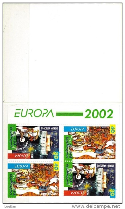 GIORGIA - GEORGIA -  2002 Eurostamps - Circus - EUROPA IL CIRCO - LIBRETTO - BOOKLET - NUOVO ** MNH - Georgien