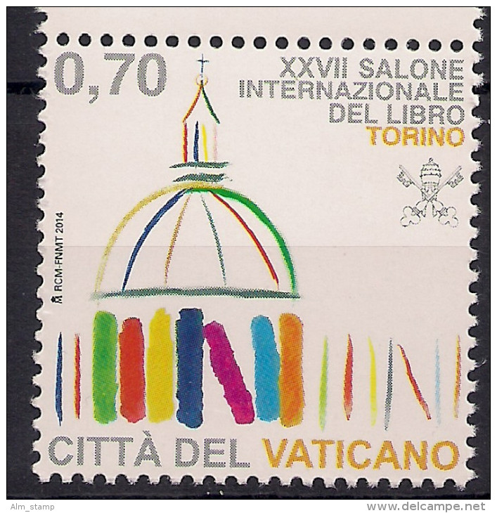 2014 Vatikan Mi. 1805 **MNH     Vatikan Als Ehrengastland Auf Der Turiner Buchmesse - Nuevos