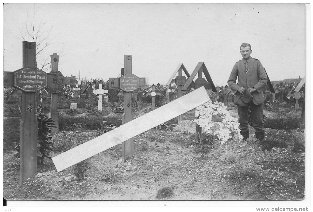 Somme 05/07/1917cimetière Secteur Bazentin Le Petit Martinpinch 17ème Rgt.d'Inf. Bavarois 1 Carte Photo 14-18 Ww1 WwI Wk - Krieg, Militär