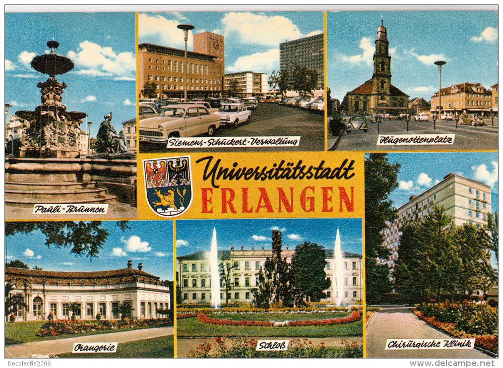 BF15028 Erlangen Multi Views Unibverssitatsstadt  Germany Front/back Image - Erlangen