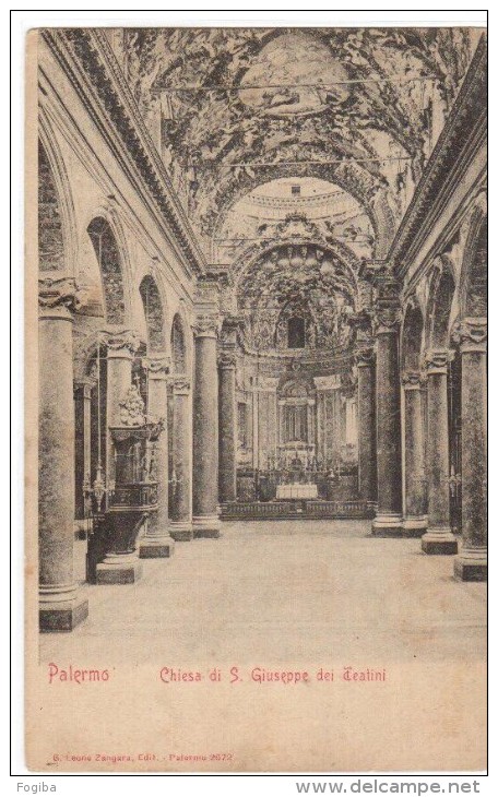 EB1202 -PALERMO CHIESA DI S.GIUSEPPE DEI TEATINI - Palermo