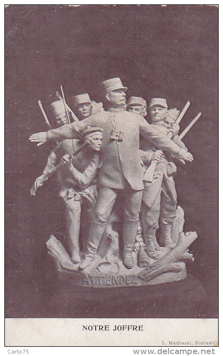 Militaria - Guerre 14-18 - Joffre Armée Coloniale - Fusiller Marin - Infanterie - Guerre 1914-18