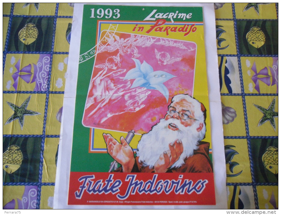 CALENDARIO FRATE INDOVINO 1993 NUOVO - Formato Grande : 1981-90