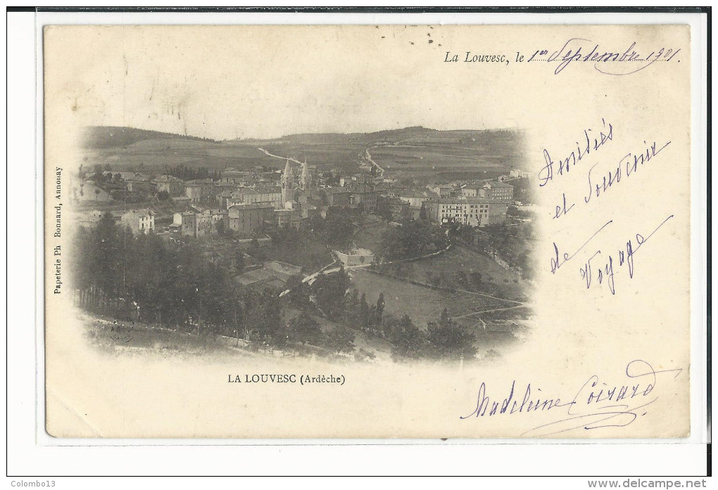 07 LA LOUVESC CARTE PRECURSEUR - La Louvesc