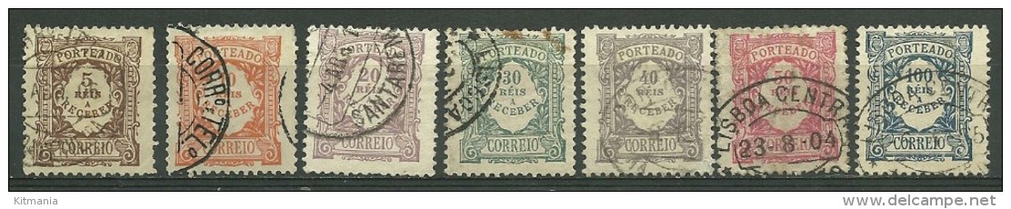 Portugal #7/13 Postage Due Used Set - L3315 - Usati