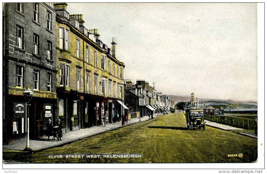 DUNBARTON - HELENSBURGH - ESPLANADE FROM WEST Dun35 - Dunbartonshire