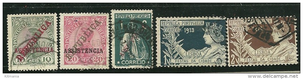 Portugal Assistência 5 Used Stamps - L3316 - Oblitérés