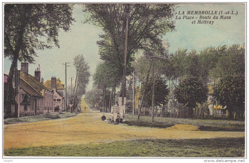 La Membrolle (I. Et L.) La Place  - Route Du Mans Et Mettray - Autres & Non Classés