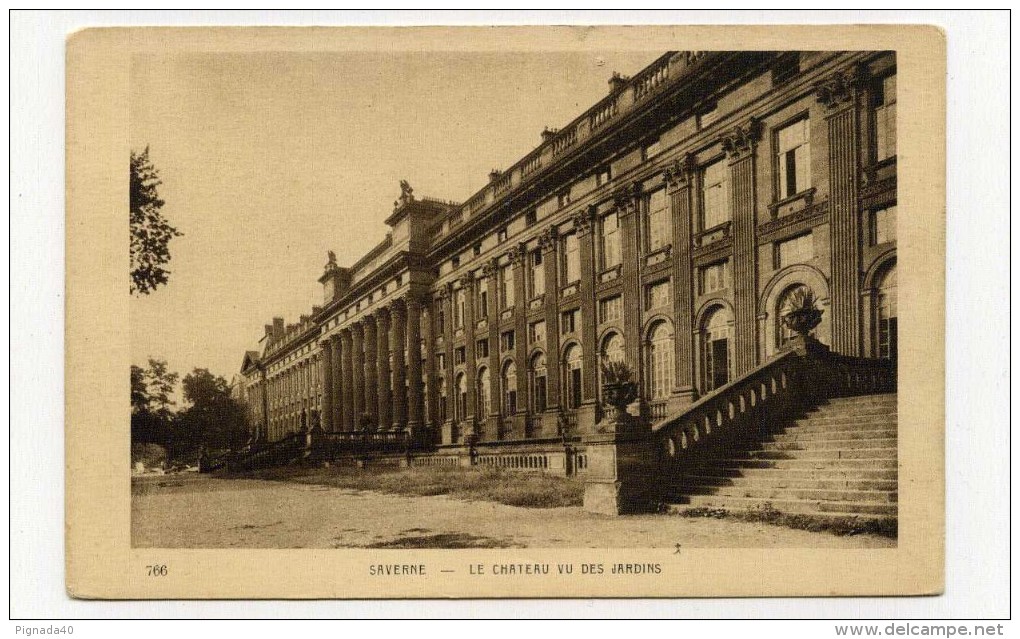 CP , 67 , SAVERNE , Le Château Vu Du Jardin - Saverne