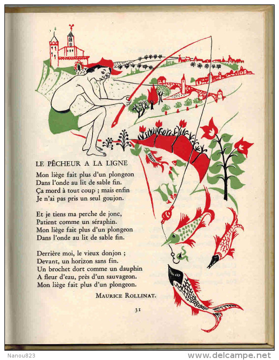 Recueil Illustré Des Trésors De La Poésie Française Edition Originale Août 1953 Ed SUDEL Imp CHANTELARD Tranche Toilée - Autres & Non Classés