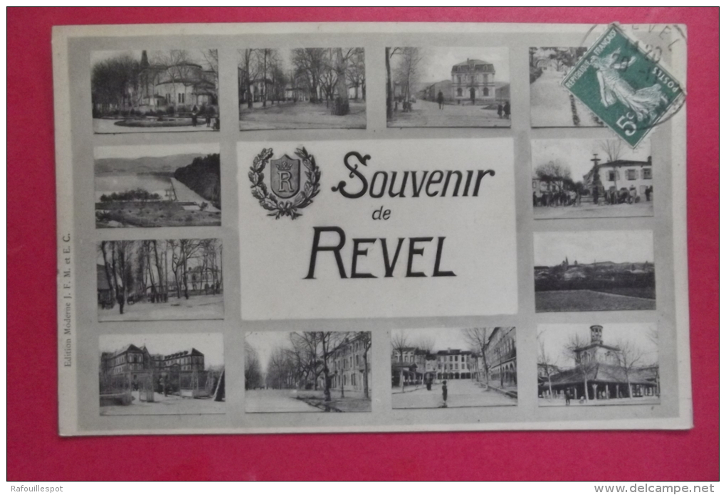 Cp Revel Souvenir Multivues - Revel