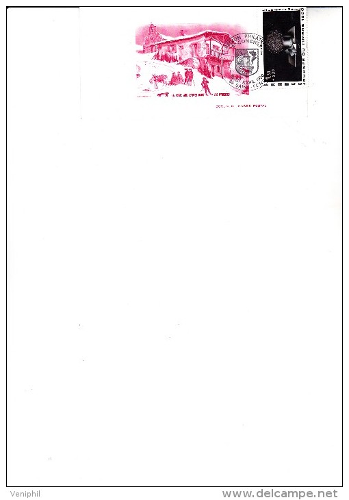 DOCUMENT MUSEE POSTAL OBLITERATION ST FONS -RHONE CONGRES REGION PHILATELIE 1980 - 1961-....