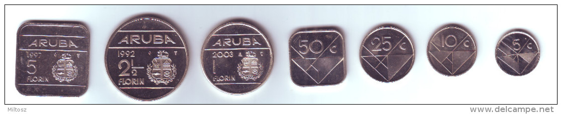 Aruba 7 Coins Lot - Autres – Amérique