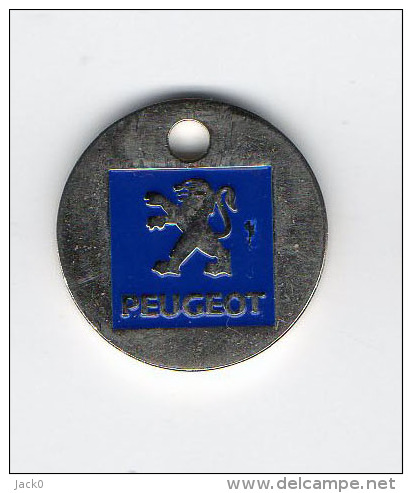 Jeton  De  Caddie  Automobile  Peugeot  Verso  S.AB.A.  Se  BRUAY  LA  BUISSIERE - Jetons De Caddies