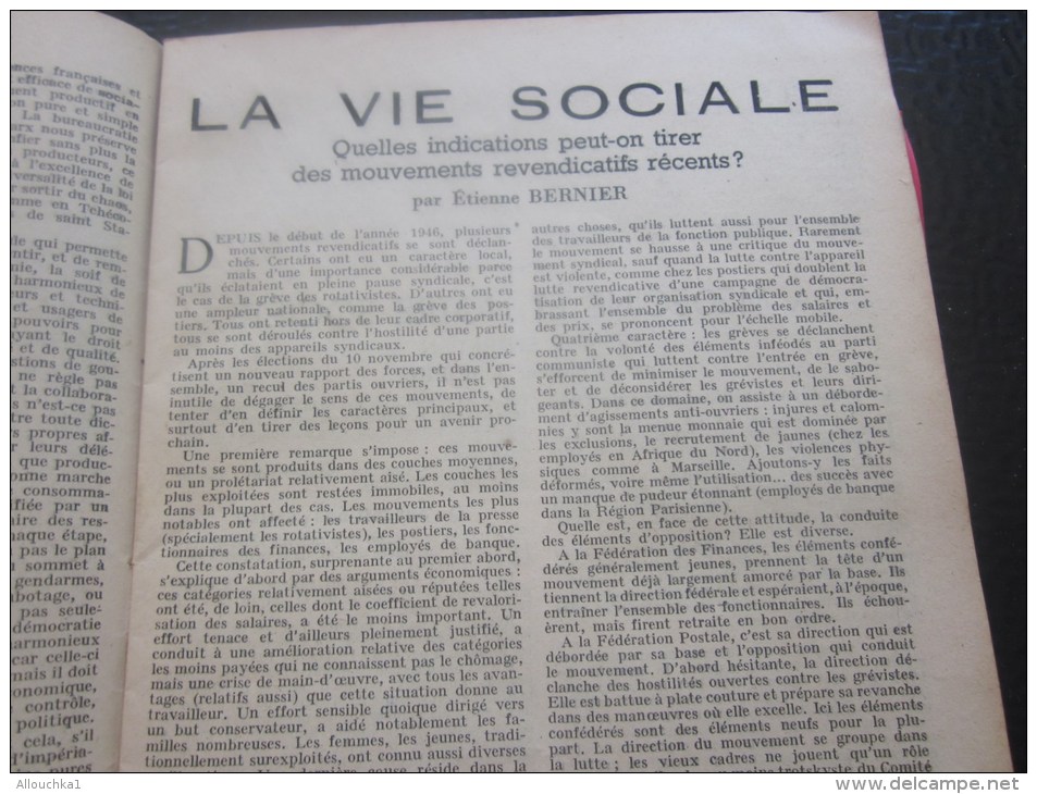 Revue "MASSES" Socialisme Et Liberté Déc 1946 Voir Les Différents Titres Illustration La Paix Sans Rameaux Mensuel N°6 - 1900 - 1949