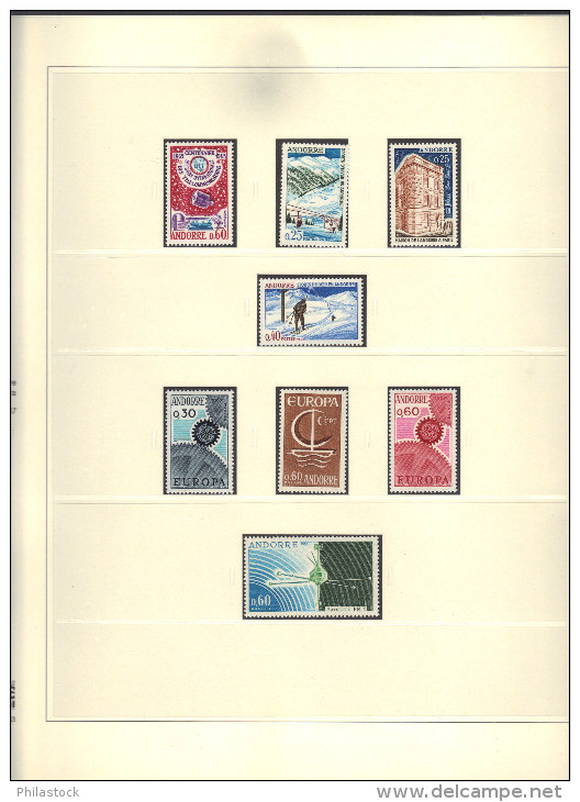 ANDORRE Collection Compléte 1961 à 1994  **  + Blocs, PA, Taxes, Carnets, Etc... - Collections