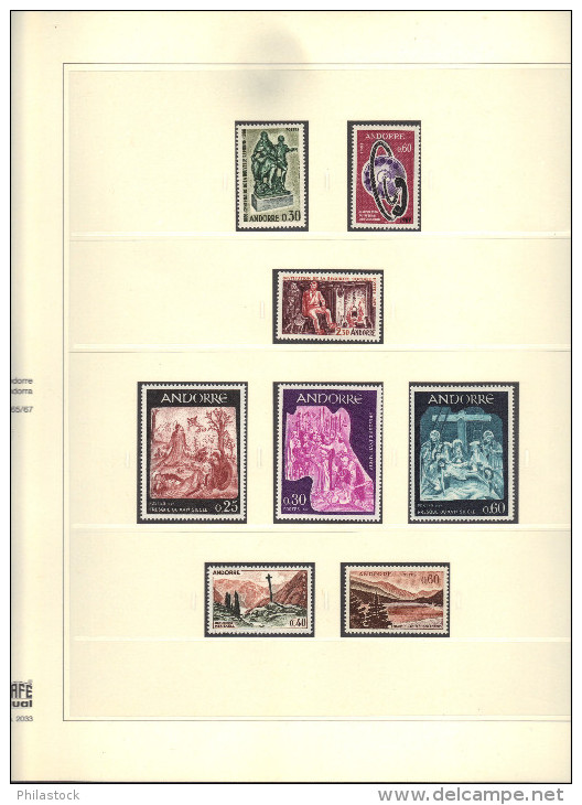 ANDORRE Collection Compléte 1961 à 1994  **  + Blocs, PA, Taxes, Carnets, Etc... - Collections