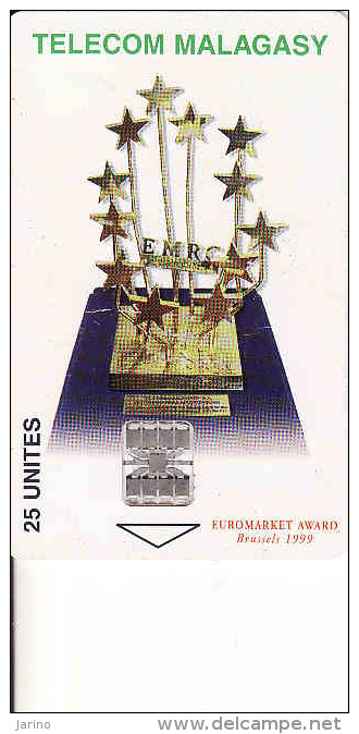 Madagascar, EUROMARKET AWARD, BRUSSELS  1999, Chip, - Madagaskar