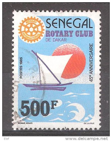 SENEGAL,1985 , "Rotary Club De Dakar, 500 F , Obl TB - Rotary, Lions Club