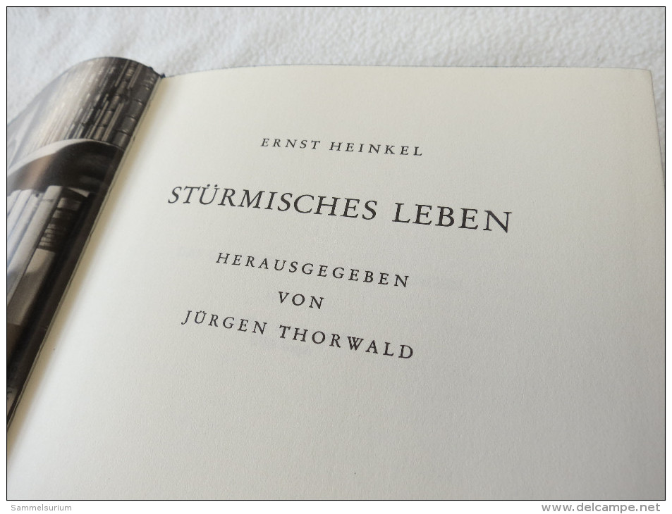 Ernst Heinkel "Stürmisches Leben" Memoiren Eines Flugzeugkonstrukteurs - Técnico