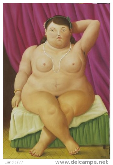 MAGNET (FRIDGE MAGNET) SIZE.7X5 CM. APROX - Fernando Botero - Publicidad