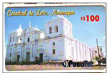 EL SALVADOR AND NICARAGUA 5 PHONECARD DIFFERENT CATEDRALES 1990s - Salvador