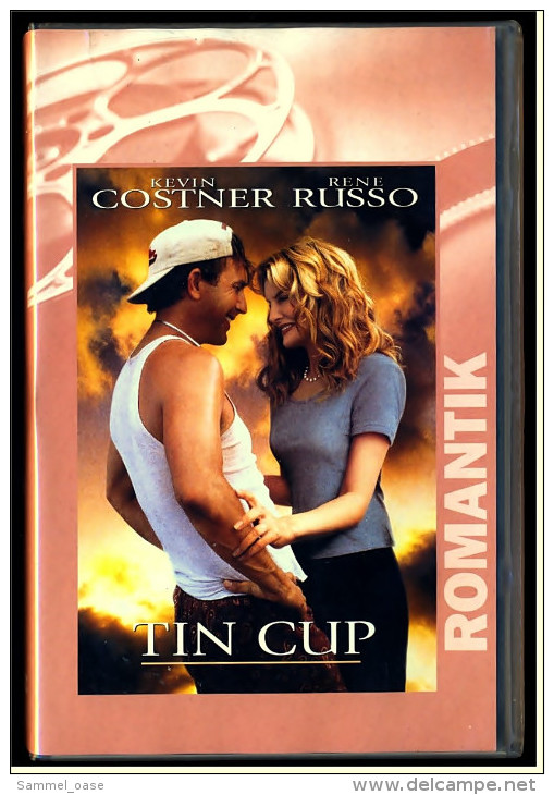 VHS Video  -  Tin Cup  -  Mit :  Ben Wright , Irina Gasanova , Rex Linn , Michael Milhoan , Kevin Costner  -  Von 2001 - Romantique