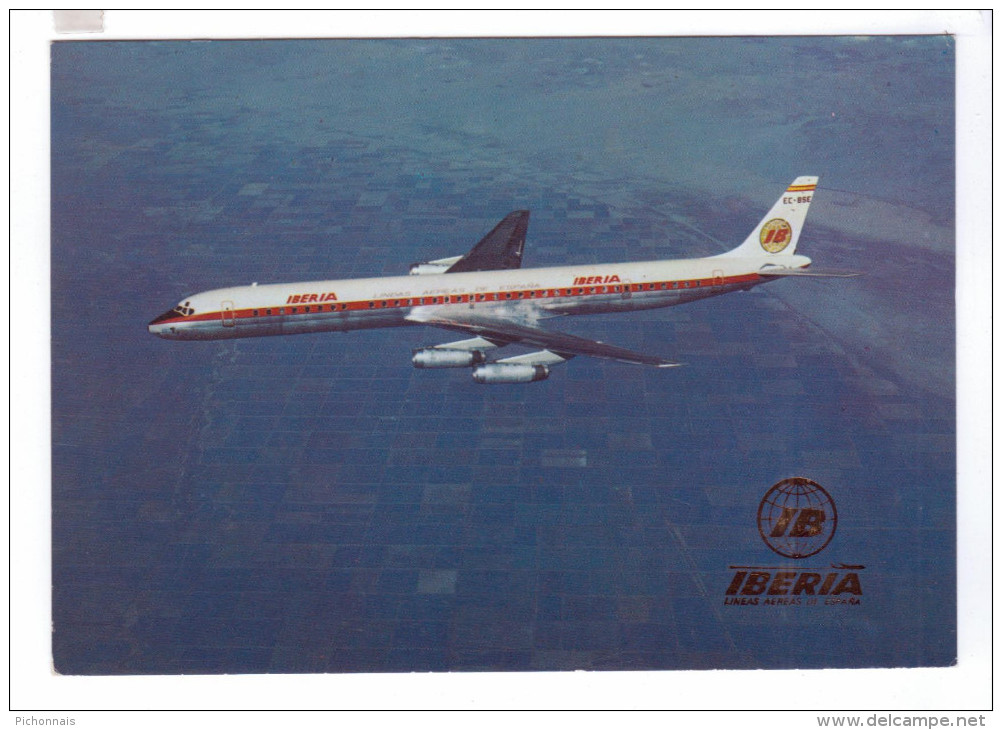 Avion IBERIA Douglas DC 8 Lineas Aereas De Espana - 1946-....: Moderne