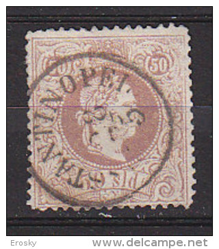 K4989 - OSTERREICH AUSTRIA LEVANT Yv N° 7b  ROSE/BRUN - CONSTANTINOPEL - Oostenrijkse Levant