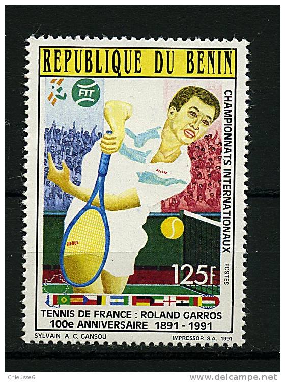 Rep. Benin ** N° 693 - "Tournoi Du Cent. "Roland Garros 91" - Bénin – Dahomey (1960-...)