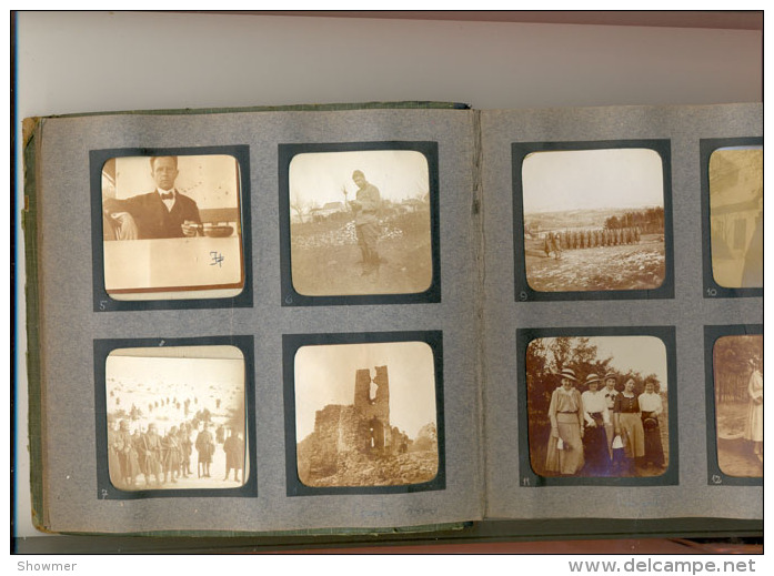 Beautiful Photo Album With Full Of Hungarian Military, Family Photos - Autres & Non Classés