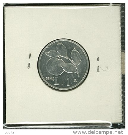 Numismatica: Repubblica Italiana - 1 Lire ARANCIO - ANNO 1948 FDC - FIOR DI CONIO - 1 Lira