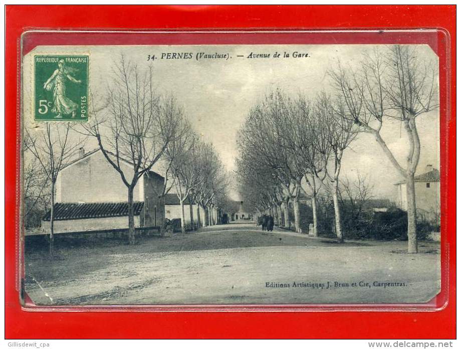 - PERNES LES FONTAINES - Avenue De La Gare - Pernes Les Fontaines