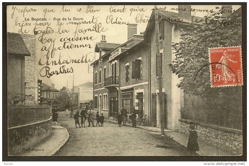 LE BOUCAU Rare Rue De La Barre (Dupacq) Pyrénées Atlantiques (64) - Boucau