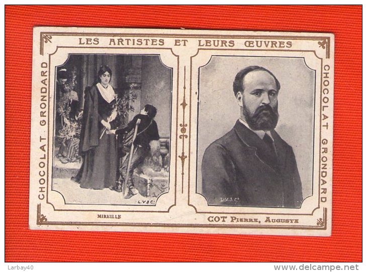 1 Image Les Artistes Et Leurs Oeuvres   - 10 X 7 Cm -  Maison Grondard Paris  - Cot  Pierre - Autres & Non Classés