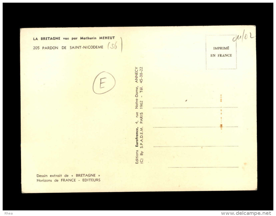 ILLUSTRATEURS BRETONS - MATHURIN MEHEUT - Saint-Nicodème - Meheut