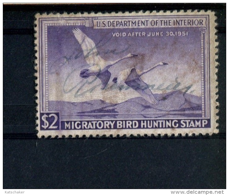 USA Gebruikt Used Gebraucht Scott Rw17 - Duck Stamps