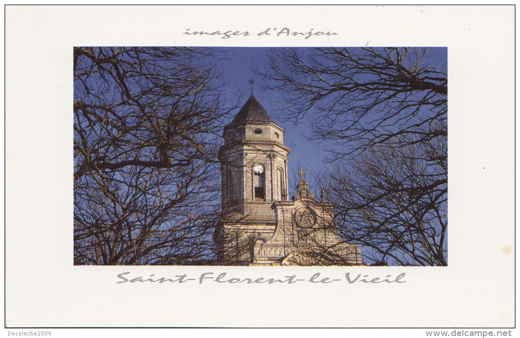 BF15738 L Eglise Abbatiale St Flerent Le Vieil Vendee France Front/back Image - Saint Florent Des Bois