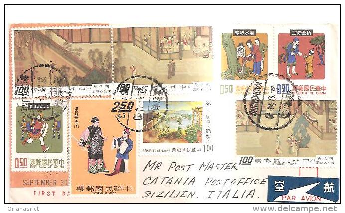 75855)storia Postale  Taiwanrepubblica Cinese - Paketmarken