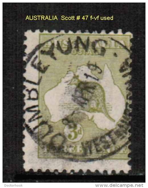 AUSTRALIA   Scott  # 47 F-VF USED - Oblitérés