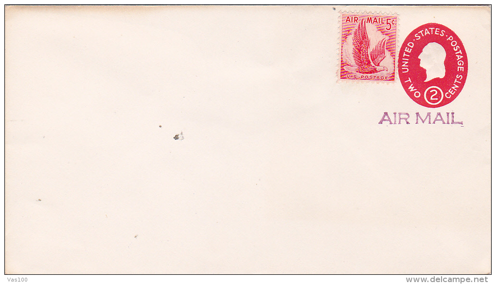 AIRMAIL, UNITED STATES POSTAGE, EMBOSED STAMP - 1921-40