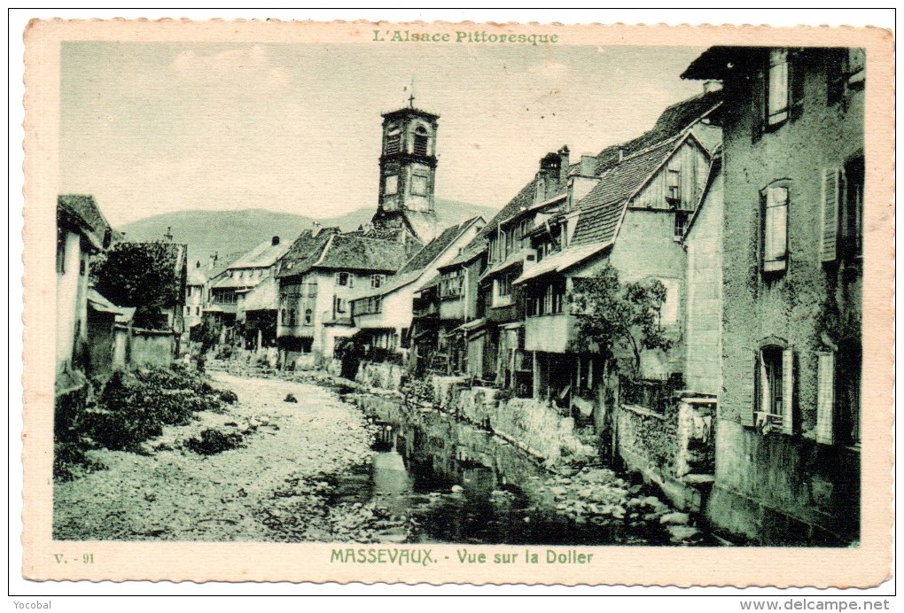 CP, 68, MASEVAUX, Vue Sur Le Doller, Vierge - Masevaux