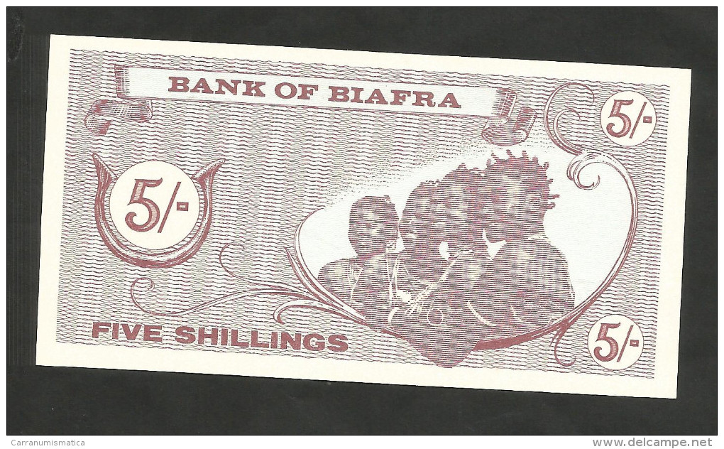 [NC] BIAFRA - BANK Of BIAFRA - 5 SHILLINGS (1967) - Other - Africa