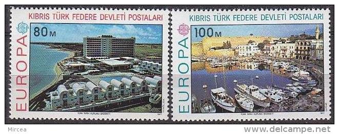 Chypre (Turquie) 1977 - Yv.no.32-3 Neufs** - Ungebraucht